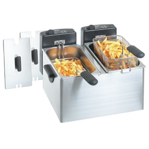 Fritadeira MINI III Bartscher - Duplo tanque 4 litros - Potência 4400W