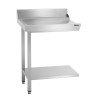 Mesa de escorrimento DS-700LI Bartscher em aço inoxidável robusto