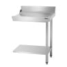 Table d'égouttage DS-700R en acier inoxydable pour cuisine professionnelle