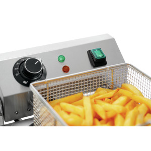 Fritadeira SNACK IV Plus Bartscher | Duplo tanque, 190°C ideal