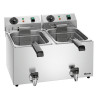 Fritadeira SNACK IV Plus Bartscher | Duplo tanque, 190°C ideal