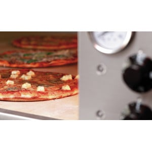 Forno Pizza Bartscher ET205 2BK 1050x1050 - Forno profissional 18 pizzas