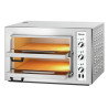 Forno de pizza NT 502 Bartscher: Forno profissional duplo para 8 pizzas