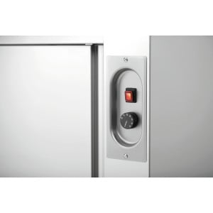 Armoire chauffante 700 Bartscher : Meuble bas inox professionnel