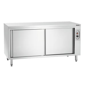 Heated cabinet 700 Bartscher: Professional stainless steel base cabinet