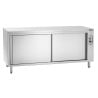 Professional stainless steel warming cabinet for optimal heat retention