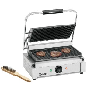 Grill de contato Panini 1R Bartscher - Panini profissional e crocante