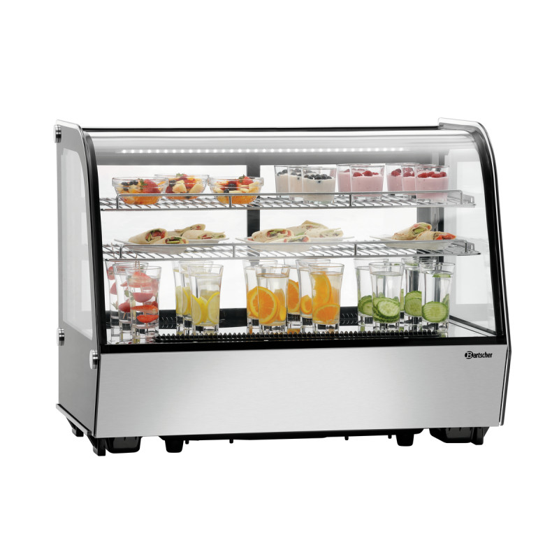 Vitrine refrigerada Bartscher DeliCool IIIL eficiente e elegante - 160 litros