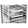 Gastronorm Trolley AGN1800-2/1 Bartscher in Stainless Steel - Robust and Spacious