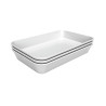 Bandeja de apresentação 280x420 em melamina branca | Bartscher