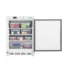 Armoire Réfrigérée Positive de Comptoir Inox - 150 L