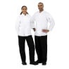 Unisex White Long Sleeve Vegas Chef Jacket - Size L - Whites Chefs Clothing - Fourniresto