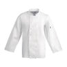 Casaco de Cozinha Unissexo Branco de Mangas Compridas Vegas - Tamanho M - Whites Chefs Clothing - Fourniresto