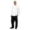 Casaco de Cozinha Unissexo Branco de Mangas Compridas Vegas - Tamanho S - Whites Chefs Clothing - Fourniresto