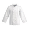 Casaco de Cozinha Unissexo Branco de Mangas Compridas Vegas - Tamanho Xs - Whites Chefs Clothing - Fourniresto