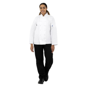 Veste De Cuisine Mixte Blanche À Manches Longues Vegas - Taille Xs - Whites Chefs Clothing - Fourniresto