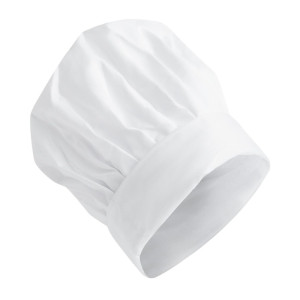 Toque de Chef Tallboy - Tamanho L 61 cm - Roupas de Chef Brancas - Fourniresto