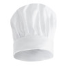 Toque de Chef Tallboy - Tamanho L 61 cm - Roupas de Chef Brancas - Fourniresto