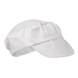 Boné de padeiro branco em algodão - Tamanho único - Whites Chefs Clothing - Fourniresto