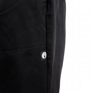 Women's Black Executive Chef Pants - Size S - Chef Works - Fourniresto