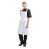 Tablier Bavette Blanc 711 X 656 Mm - Whites Chefs Clothing - Fourniresto