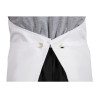 White Bib Apron - Size XL 915 x 1066 mm - Whites Chefs Clothing - Fourniresto