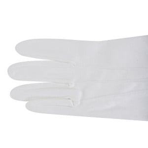 White Service Gloves for Men - Size L/XL - FourniResto - Fourniresto