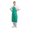 Tabier Bavette Déperlant Très Résistant Vert 1070 X 910 Mm - Whites Chefs Clothing - Fourniresto