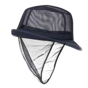 Chapéu Trilby Azul Marinho com Rede - Tamanho M 570 mm - FourniResto - Fourniresto