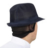 Navy Blue Trilby Hat With Mesh - Size S 550 mm - FourniResto - Fourniresto