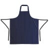 Tablier Bavette Extra Long Sans Poche Rayé Marine Et Blanc  - Whites Chefs Clothing - Fourniresto