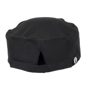 Gorro de Cozinha Preto Cool Vent - Tamanho Único - Chef Works - Fourniresto