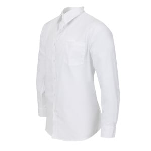 Camisa branca unissex de mangas compridas Uniform Works - Tamanho S - Chef Works - Fourniresto