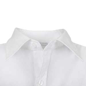 Camisa branca unissex de mangas compridas Uniform Works - Tamanho S - Chef Works - Fourniresto