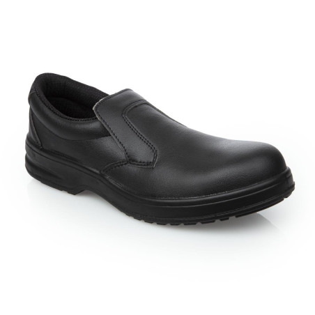 Black Safety Moccasins - Size 40 - Lites Safety Footwear - Fourniresto