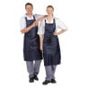 Avental Bavete Impermeável Azul 1016 X 711 mm - Whites Chefs Clothing - Fourniresto