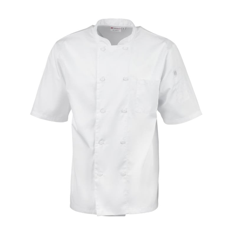 Veste De Cuisine Mixte Blanche Montreal Cool Vent - Taille M - Chef Works - Fourniresto