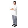 White Montreal Cool Vent Unisex Chef Jacket - Size M - Chef Works - Fourniresto