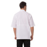 White Montreal Cool Vent Unisex Chef Jacket - Size S - Chef Works - Fourniresto