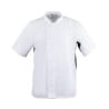 Casaco de Cozinha Unissex Branco Nevada - Tamanho M - Whites Chefs Clothing - Fourniresto