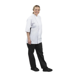 Casaco de Cozinha Unissex Branco Nevada - Tamanho S - Whites Chefs Clothing - Fourniresto