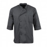 Unisex Grey Kitchen Jacket - Size L - Chef Works - Fourniresto