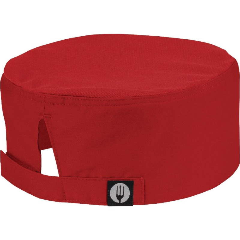 Gorro de Cozinha Cool Vent Vermelho - Tamanho Único - Chef Works - Fourniresto