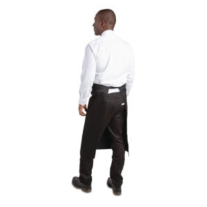 Avental Padrão Preto em Poliéster/Algodão 914 x 762 mm - Whites Chefs Clothing - Fourniresto