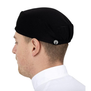 Gorro de Cozinha Preto Total Vent - Chef Works - Fourniresto