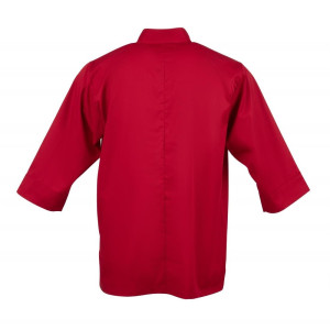 Casaco de Cozinha Unissex Vermelho - Tamanho XL - Chef Works - Fourniresto