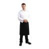 Standard Black Server Apron 1000 x 700 mm - Whites Chefs Clothing - Fourniresto