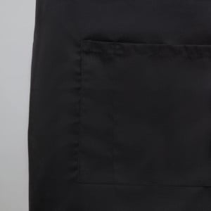 Standard Black Server Apron 1000 x 700 mm - Whites Chefs Clothing - Fourniresto