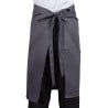 Anthracite Grey Server Apron in Polycotton 1000 x 700 mm - Whites Chefs Clothing - Fourniresto