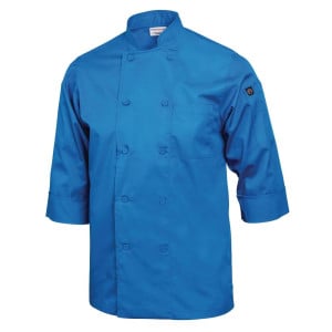 Casaco de Cozinha Unissex Azul - Tamanho XL - Chef Works - Fourniresto